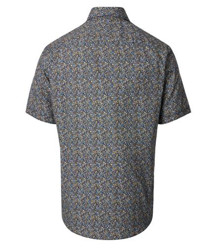 Freizeithemd Kurzarm M Casual Fit - Blau