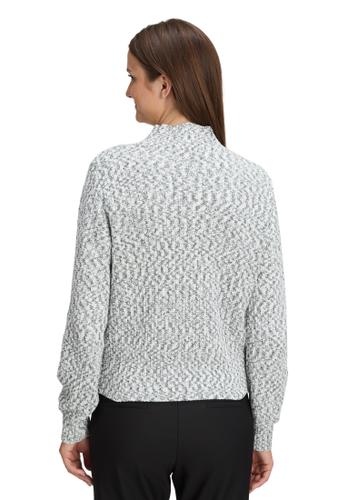 Strickpullover 36 hoher Bund - Schwarz/weiß
