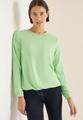 Bluse mit Smock-Ausschnitt S - Bamboo Green