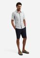 Shirt Short Sleeve Jersey Allover Printed XL Regular Fit - Blue