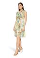 Mesh-Kleid 46 Figurnah - Mint/Nature
