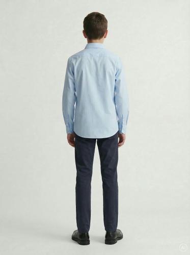 JJEAXEL STRETCH SHIRT LS NOOS JNR