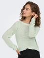 ONLGEENA XO L/S PULLOVER KNT NOOS S Normal geschnitten - Subtle Green