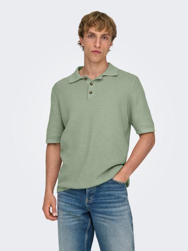 ONSERIC REG 12 STRUC SS POLO KNIT