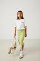 KOGNELLA LONG SOLID SIDE SLIT SKIRT JRS