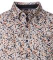 Freizeithemd XXL Casual Fit - Braun