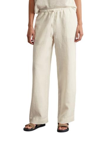 Leinen-Joggpants straight