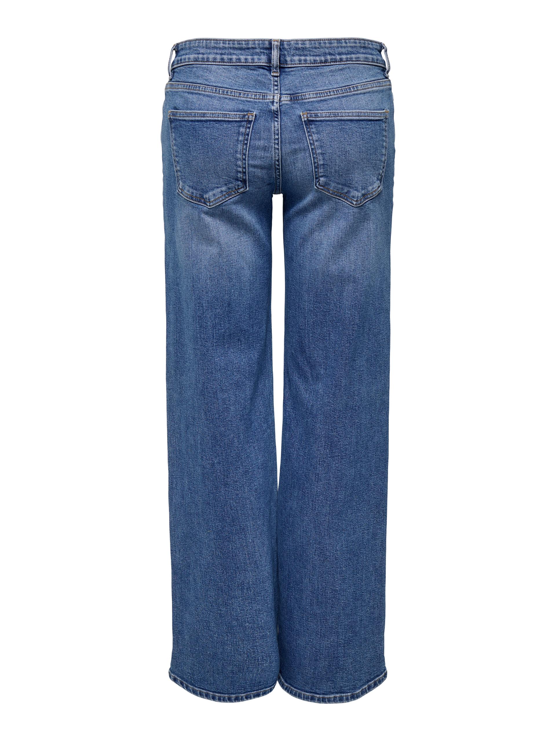 ONLJUDY-O LW WIDE LEG DNM TAI712 NOOS S Gerade geschnitten - Medium Blue Denim