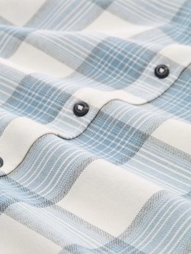 Comfort Fit Hemd mit Karomuster XXL Comfort Fit - White Light Blue Check