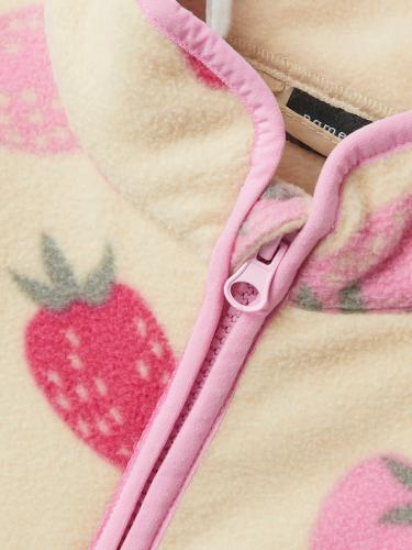 NMFMEEKO FLEECE JACKET BERRY 128 - Fog