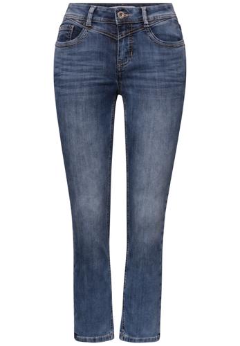 7/8 Slim Leg Jeans im Casual Fit 31/7/8 Hosen - Authentic Dark Blue Wash