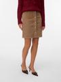 VMETTA HR SHORT CORD SKATER SKIRT NOOS L - Silver Mink