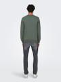 ONSCERES CREW NECK NOOS Grau L