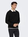 ONSETHAN LIFE REG 7 CREW KNIT NOOS