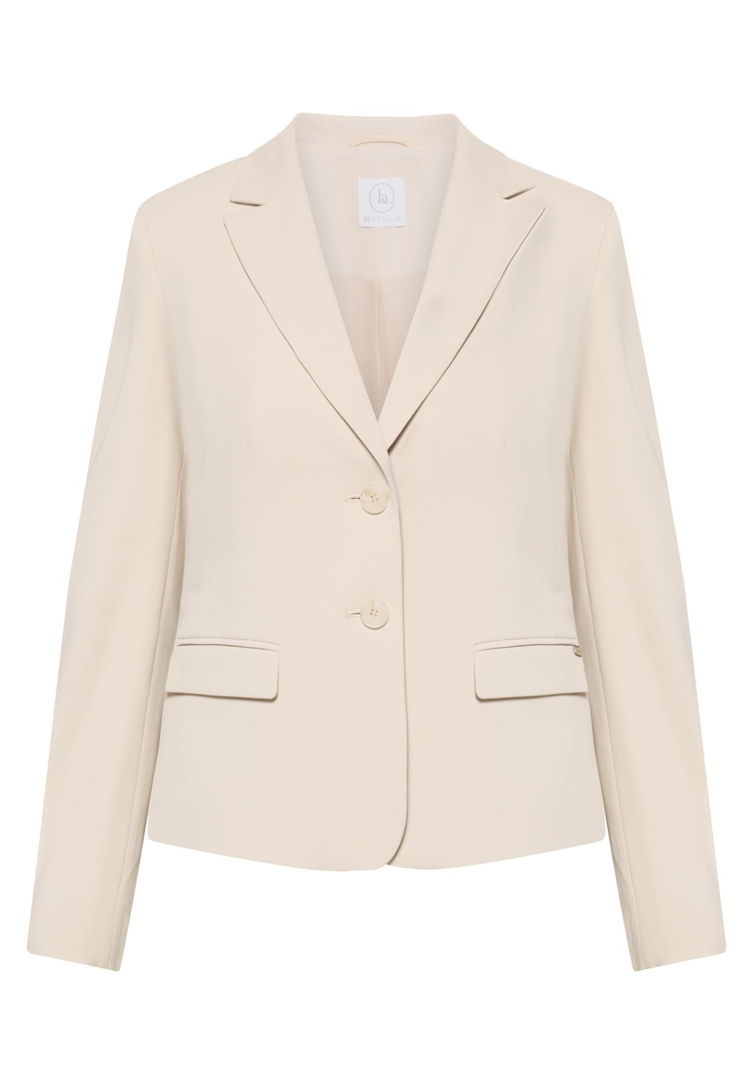 Klassischer Blazer 38 Tailliert - Grau