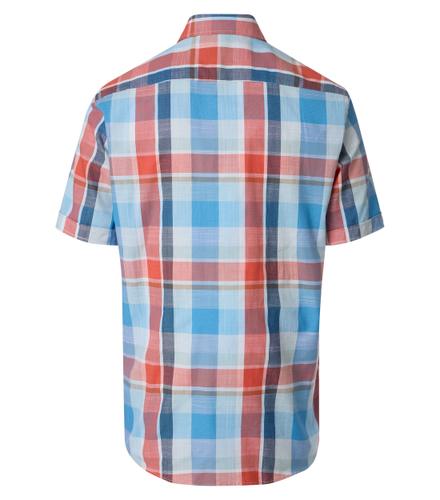 Freizeithemd Kurzarm L Casual Fit - Türkis