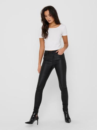 ONLANNE K MID WAIST COATED PNT NOOS