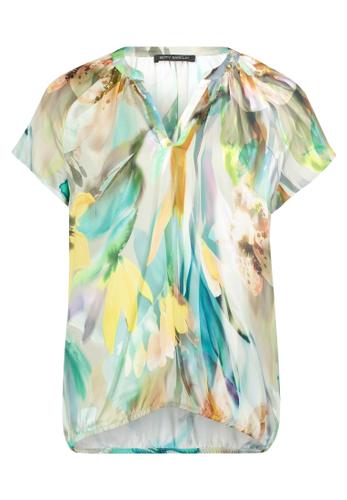 Satin-Bluse
