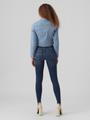 VMLUNA LS SLIM DNM JACKET MIX GA NOOS XS - Light Blue Denim