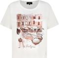 T-Shirt mit City-Print 38 - Cream