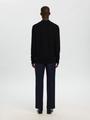 SLHCRAN LS KNIT STRUCTURE HALF ZIP POLO
