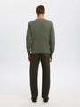 SLHROSS LS KNIT STRUCTURE CREW NECK NOOS