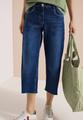 3/4 Wide Leg Jeans im Loose Fit 29/3/4 Hosen - Mid Blue Used Wash