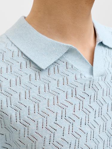 JORTYLER KNIT SS SPLIT NECK POLO SN