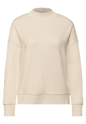 Shirt mit Ripp-Details 40 - Soft Beige