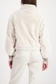 Flauschige Jacke mit Taschen 40 - Almond