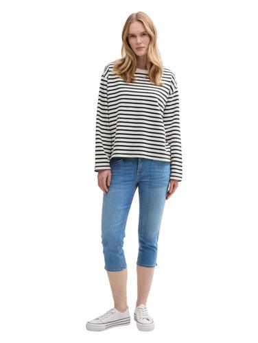 TTKATE SLIM CAPRI Jeans 31 Slim Fit - Light Stone Wash Denim
