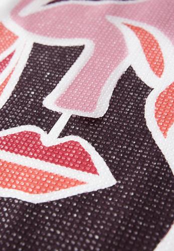 T-Shirt mit Print S - Vanilla White