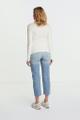 Organic Rib Longsleeve Weiß M