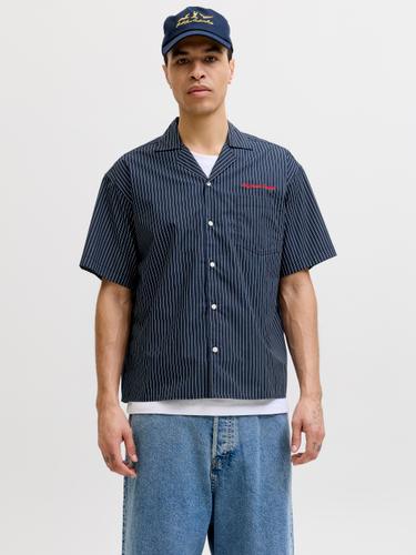 JORMENTON POPLIN STRIPE RESORT SHIRT SS