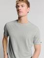 T-Shirt Crewneck Stripes XL Regular Fit - Offwhite