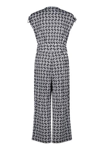 Jumpsuit 38 Figurumspielend - Dunkelblau/Weiß