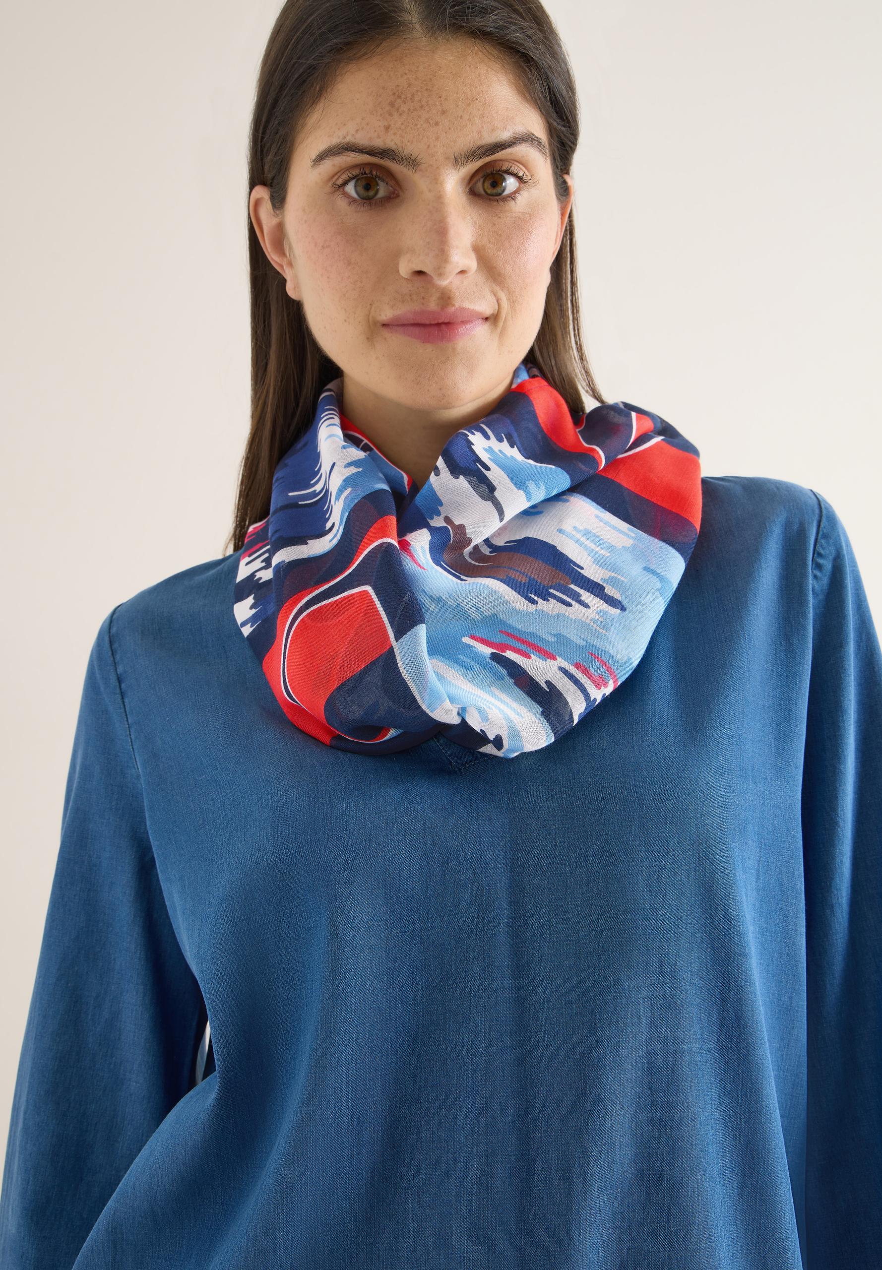 Print Loop Schal One size - Universal Blue