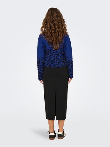 ONLANNI LS SHORT O-NECK JQ KNT M - Sodalite Blue
