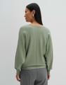 Strickpullover "Taliya Line" - Oliv / 40