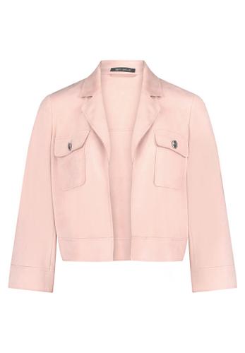Blazer-Jacke 42 Gerade - Pink Dolphin