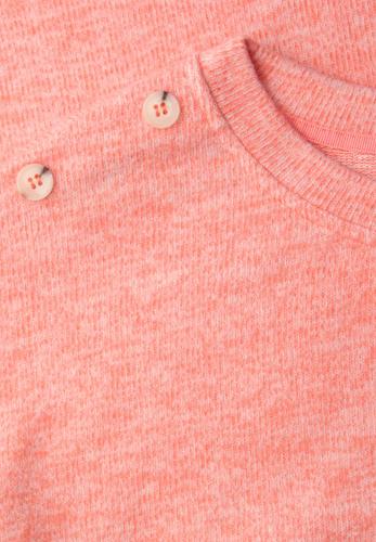 Softes Shirt mit Knöpfen 44 - Striking Coral Mel.