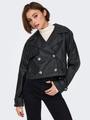 ONLAMIA FAUX LEATHER JACKET CC OTW XL - Black