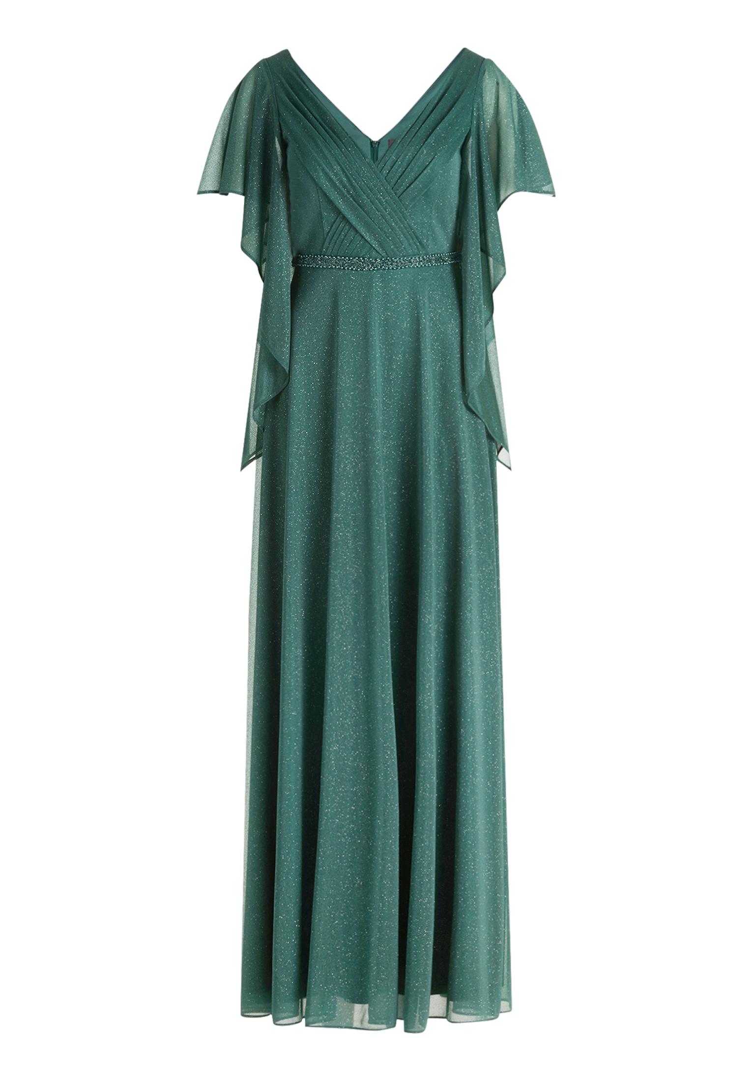 Abendkleid 42 Leicht tailliert - Green/Grey