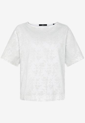Baumwoll-T-Shirt mit Stickerei