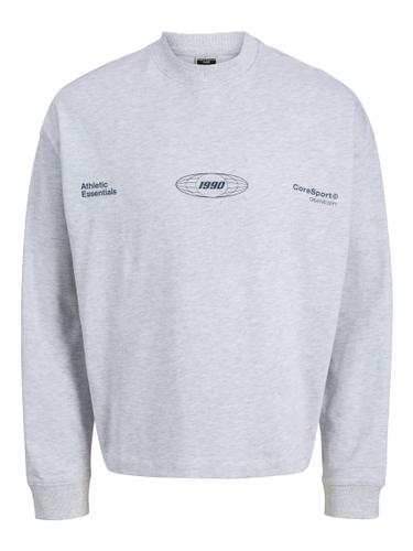 JCOSIGNAL SWEAT CREW NECK JNR 164 Locker geschnitten - White Melange