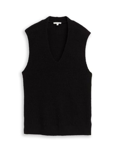 Pullunder mit V-Ausschnitt M Regular Fit - Deep Black