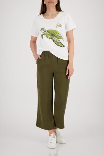 T-Shirt mit Schildkrötenprint