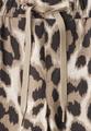 High Waist Wide Leg Hose mit Leo-Print 42/30 - Timeless Beige