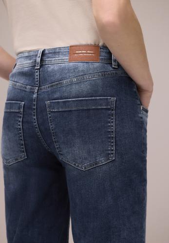 High Waist Wide Leg Jeans im Loose Fit 32/7/8 Hosen - Dark Blue Wash