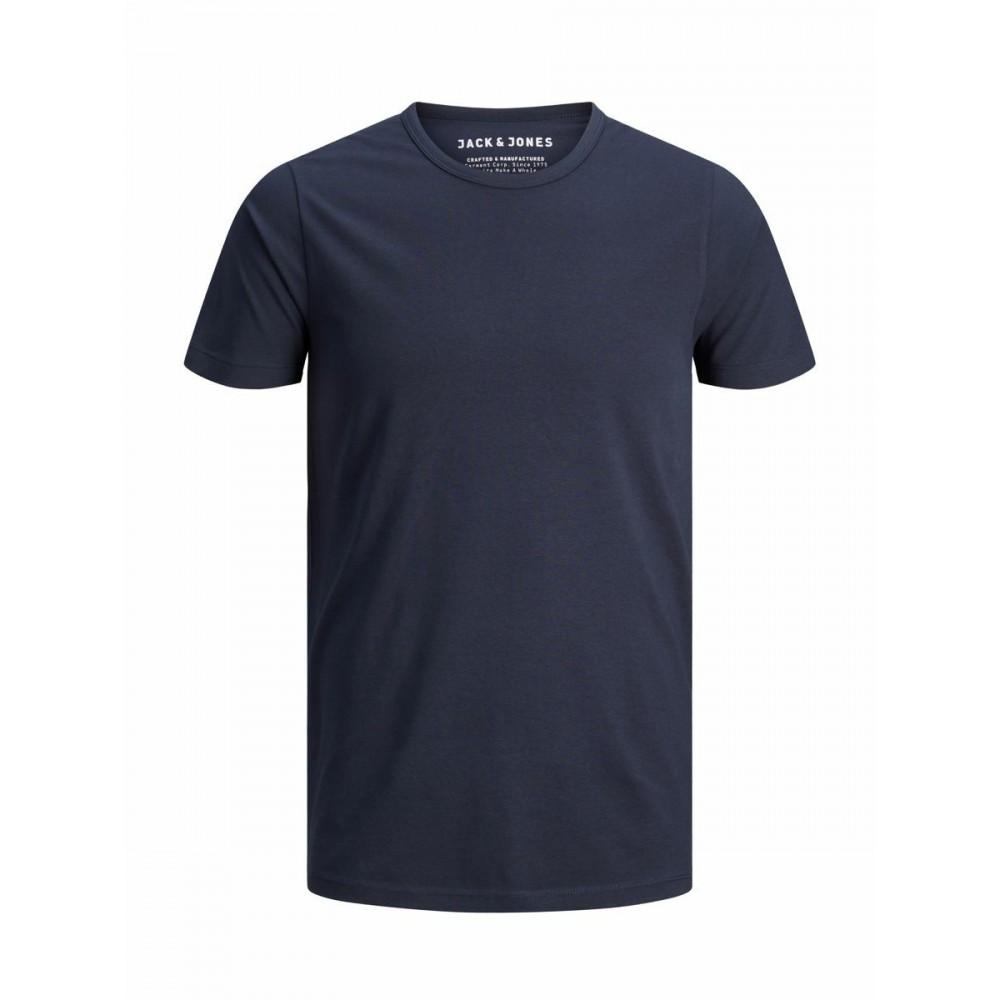 JJEBASIC O-NECK TEE S/S NOOS S Stretch - Navy Blue